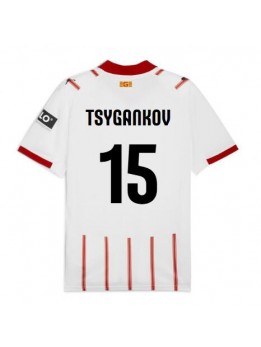 Girona Viktor Tsyhankov #15 Replika Hemmakläder 2025-26 Kortärmad